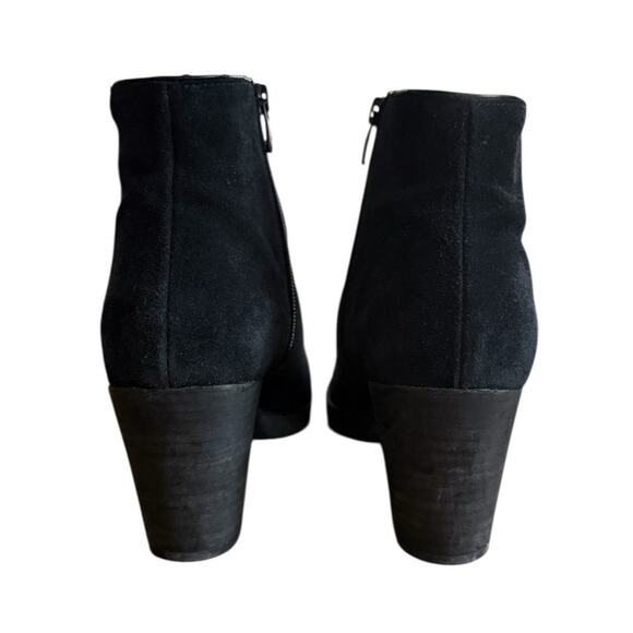 Market & Spruce Lily Stretch Gore Suede Bootie Dark Gray Chelsea Boot Size 9.5 - Picture 6 of 9